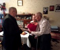 Георгий Колягин поздравил чету Демьяненко с 65-летием совместной жизни