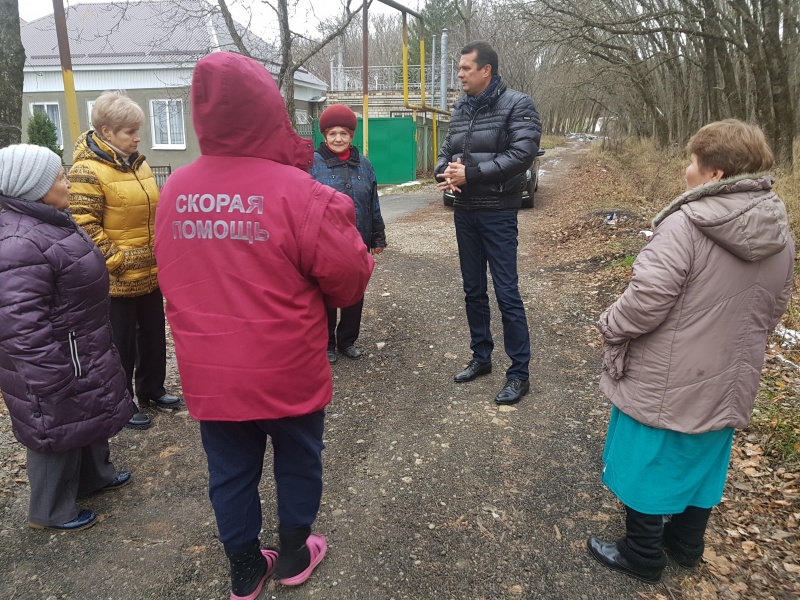 Евгений Пятак провёл встречу на округе