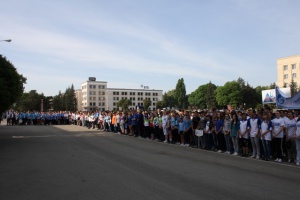 В краевом центре состоялась легкоатлетическая эстафета на призы газеты «Ставропольская правда», посвященная Великой Победе