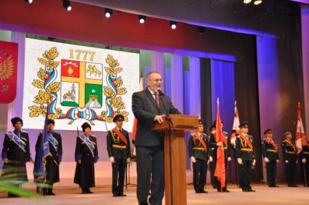 Во Дворце культуры и спорта Ставрополя прошло торжественное собрание, посвященное Дню защитника Отечества